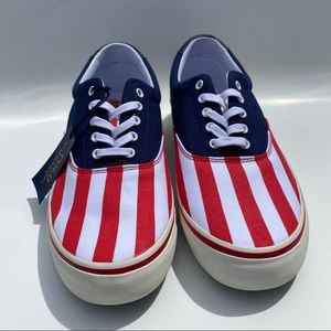 Mens Ralph Lauren Polo “Thorton” Shoes USA Flag